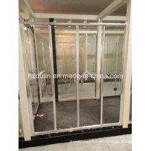 Shower Door with Big Stainless Steel Roller